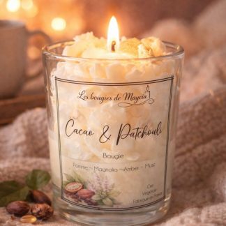 Bougie cacao et patchouli