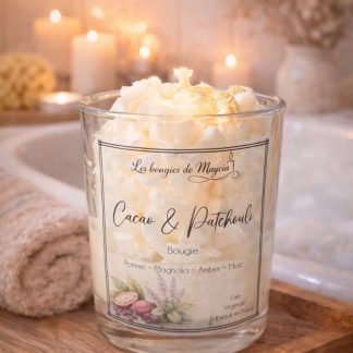 Mini bougie cire de soja patchouli