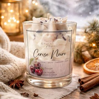 Bougie cerise noire cire de soja