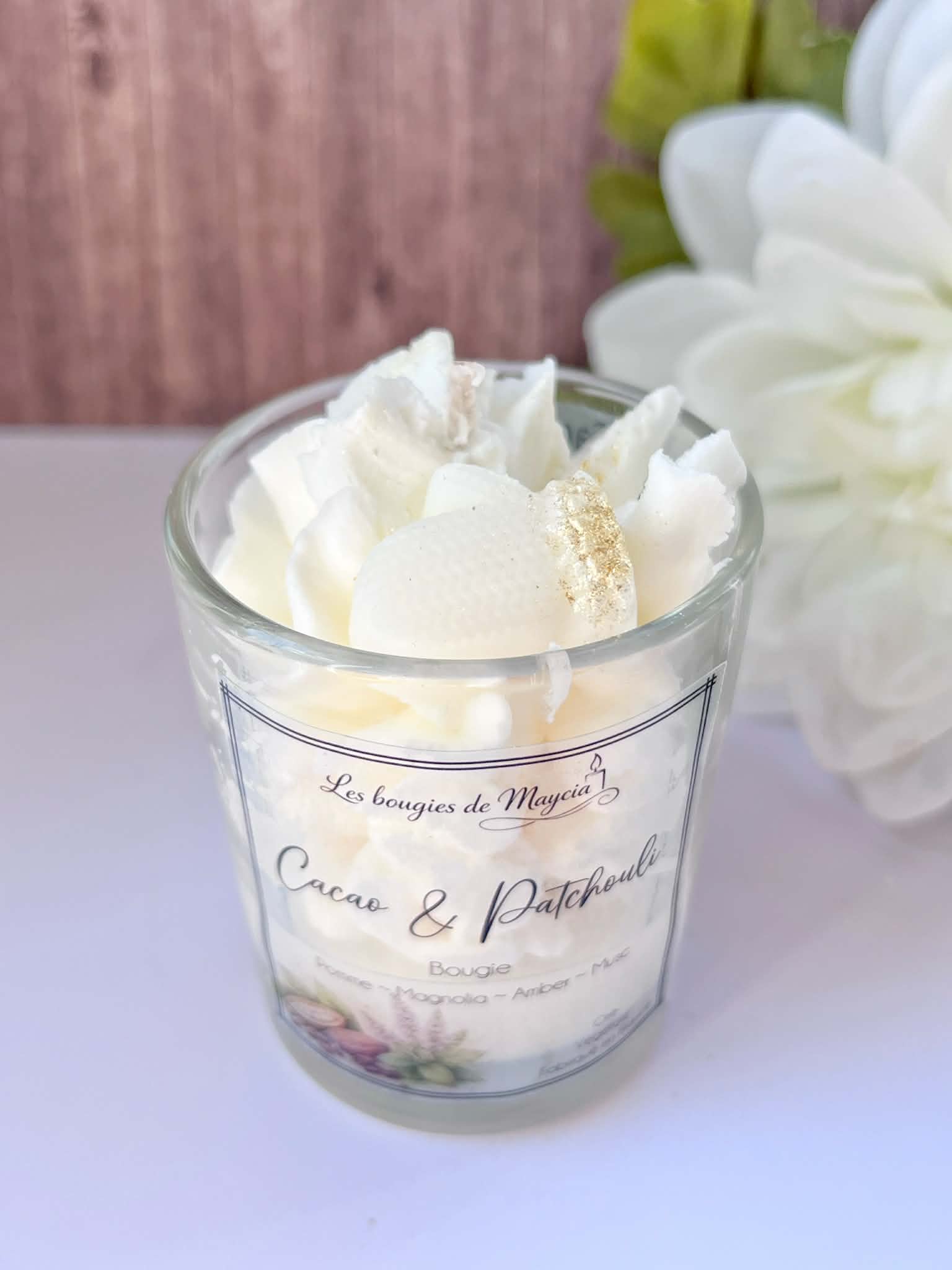 Mini Bougie Cacao & Patchouli – Fabrication Artisanale – Image 6