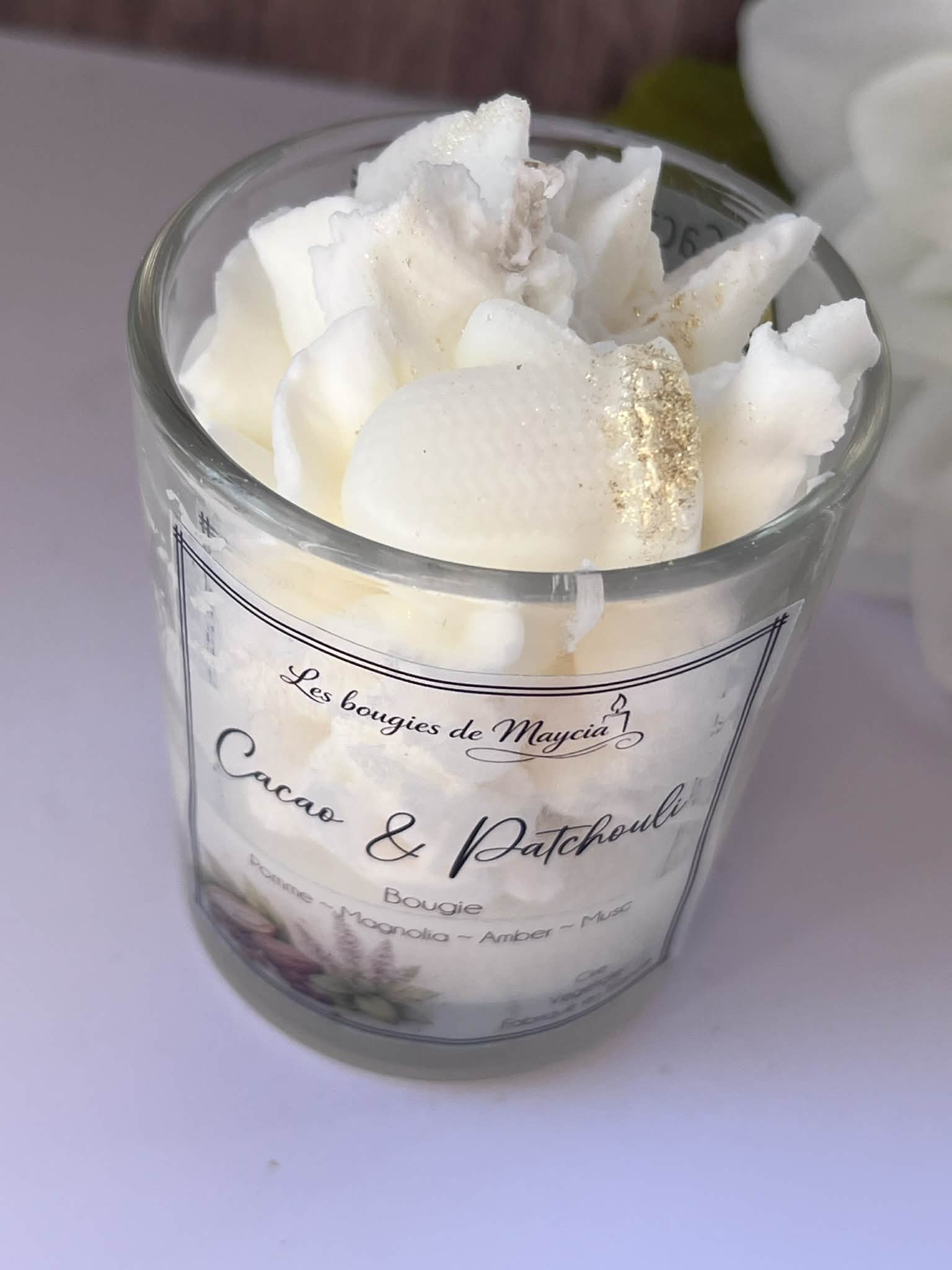Mini Bougie Cacao & Patchouli – Fabrication Artisanale – Image 4