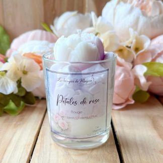 Mini bougie parfumée rose