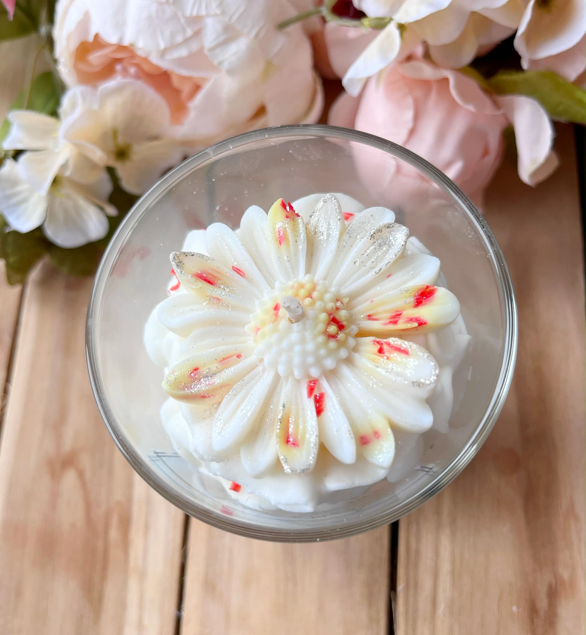 Bougie Parfumée Fouettée Pêche – Peach Couture Artisanale – Image 5