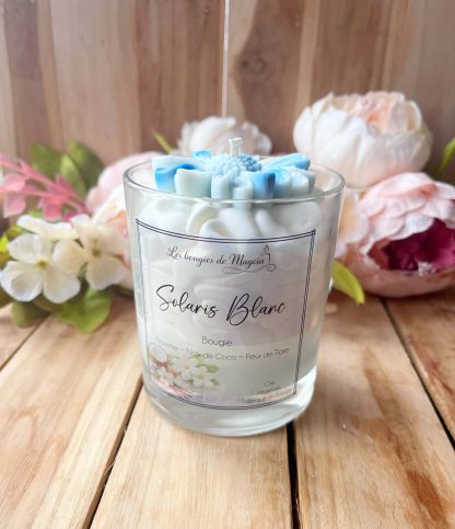 Bougie Artisanale en Soja Parfumée - Solaris blanc