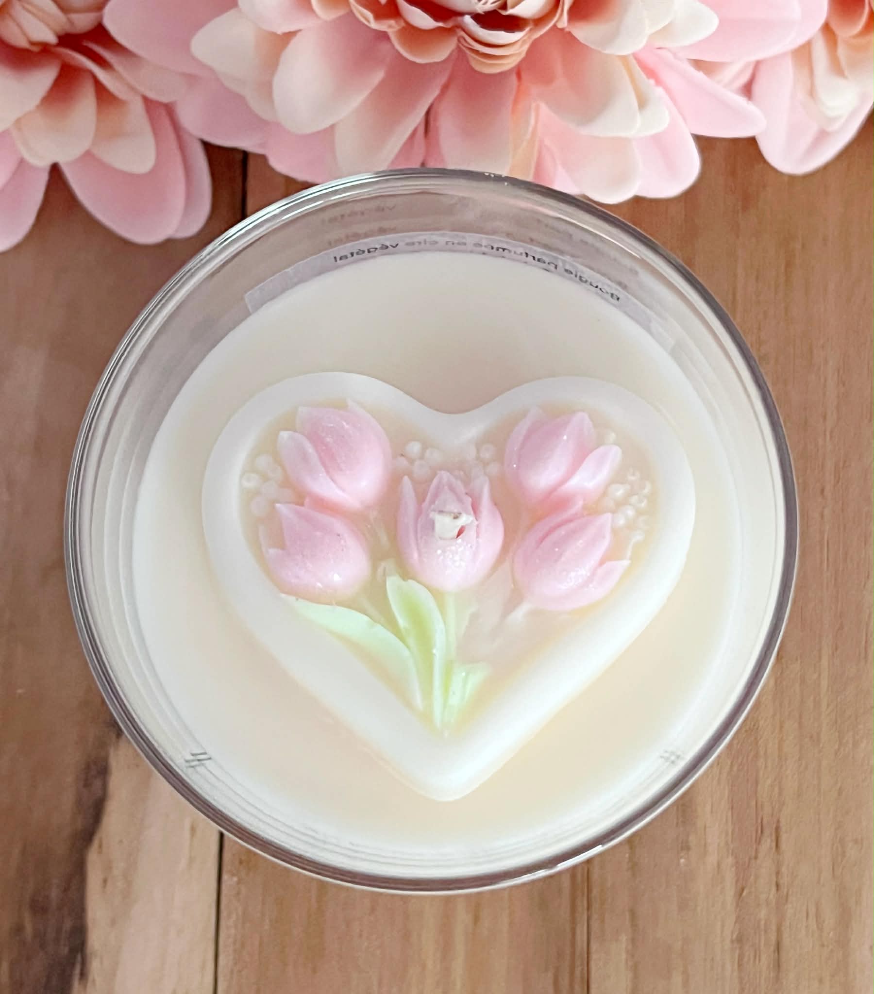 Bougie Parfumée Artisanale Blanche – Solaris Blanc Fait Main – Image 3