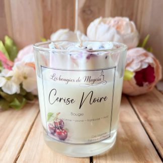 Bougie cerise noire