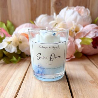 Mini bougie snow queen