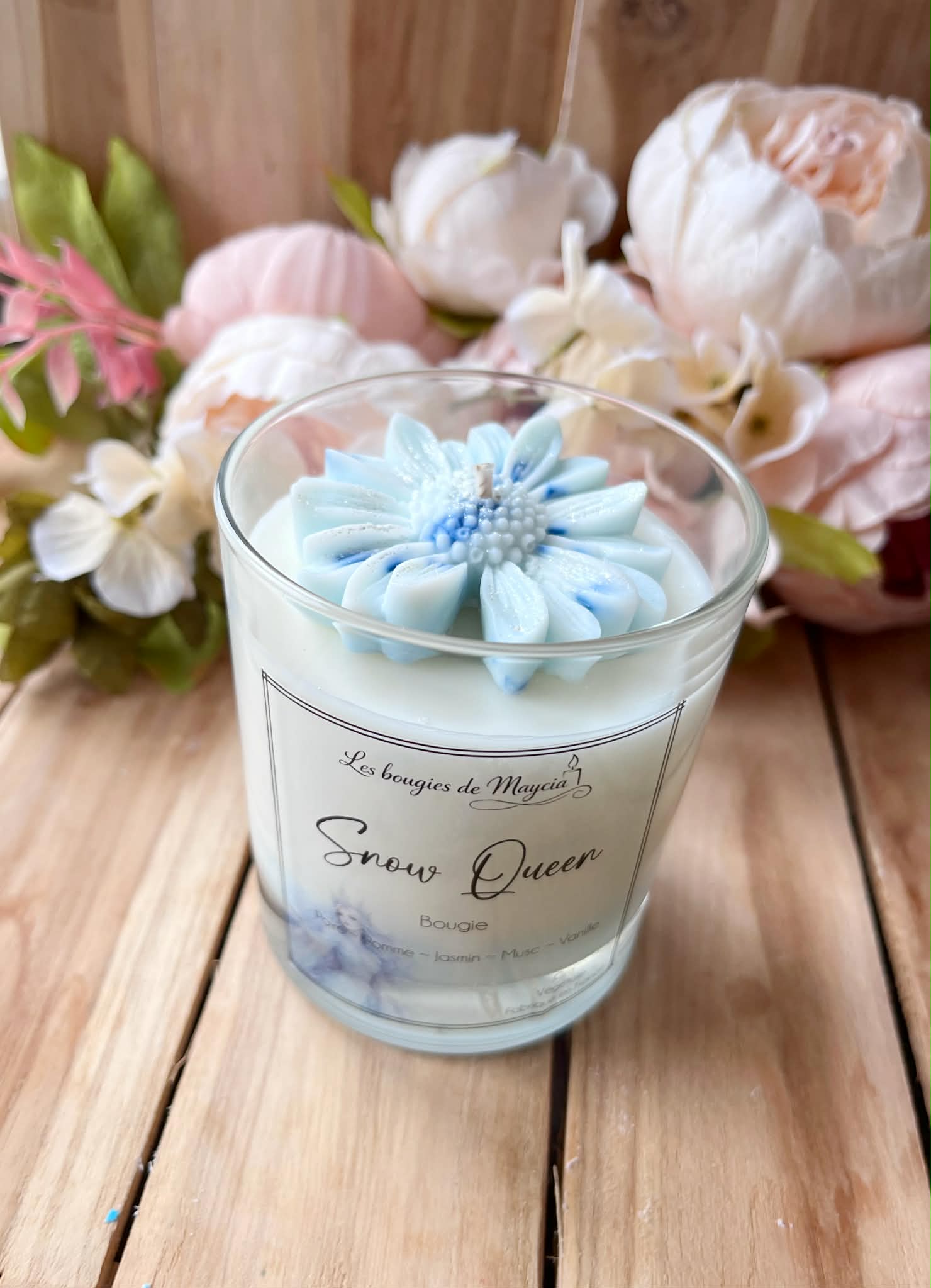 Bougie Parfumée Snow Queen – Luxe Hivernal Parfumé – Image 5