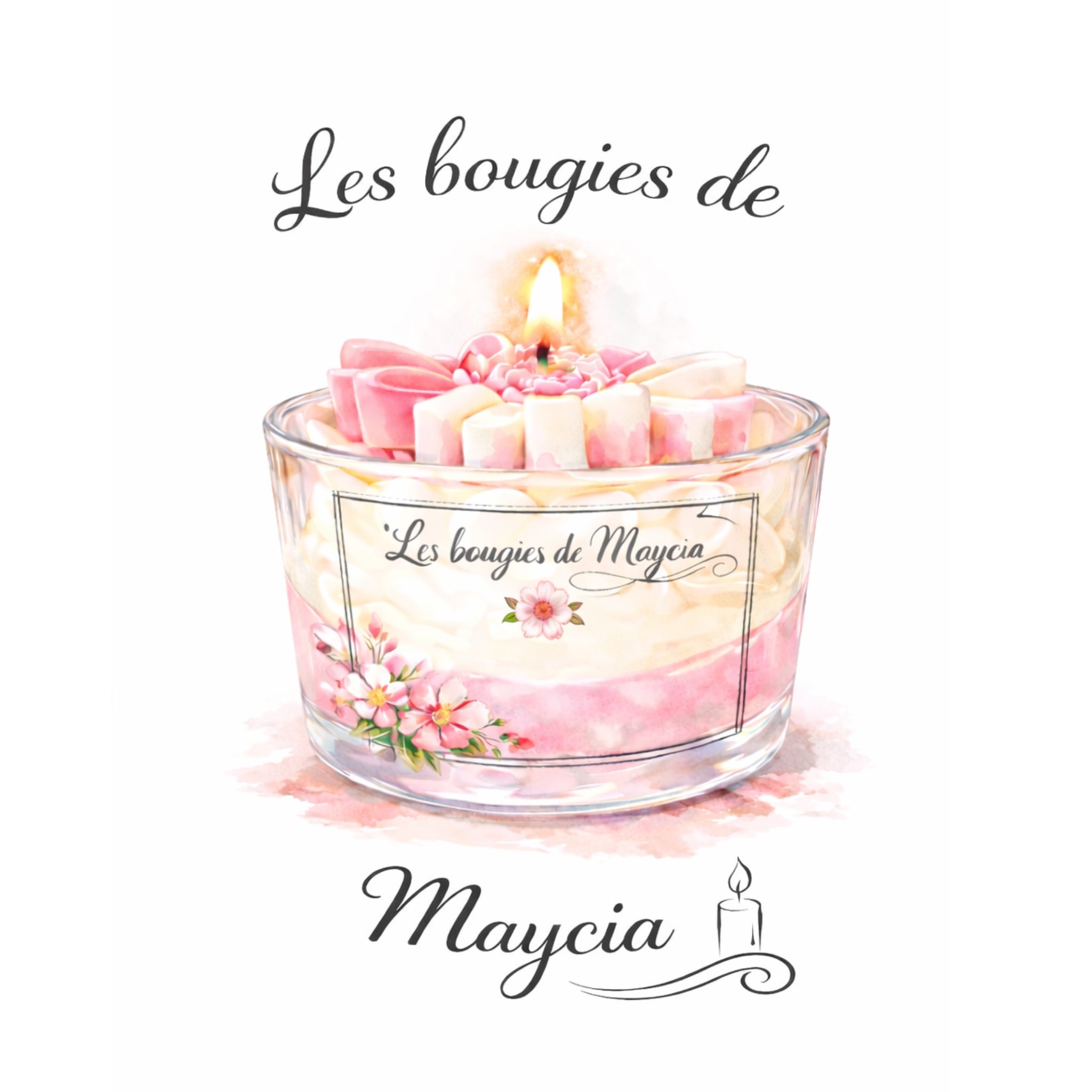 Logo les bougies de maycia