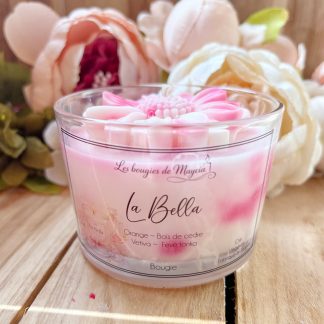 Bougie Parfumée La Bella – Orange, Bois de Cèdre & Fève Tonka
